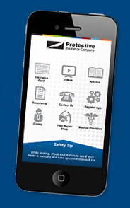 Protective mobile app