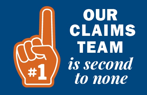 Graphic: Our claims team is second to none